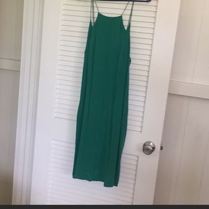 Silk TIBI midi dress
